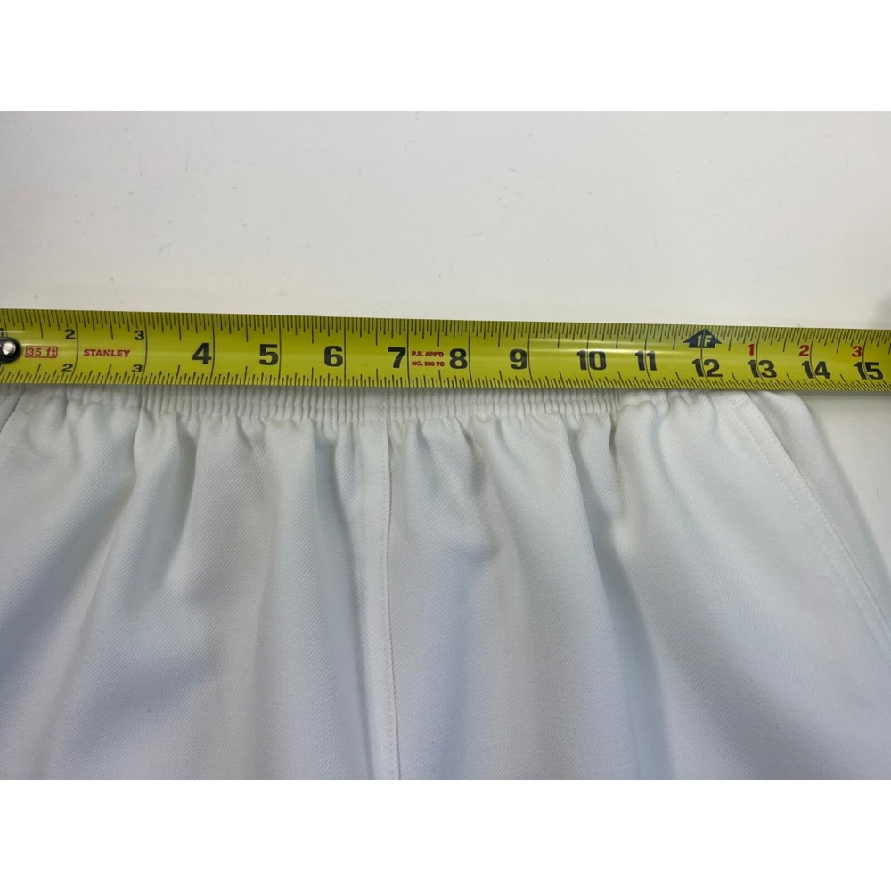 Alfred Dunner Cropped Pants Women's Sz 12 White 3 Button Leg Accents Stretch - Picture 10 of 12